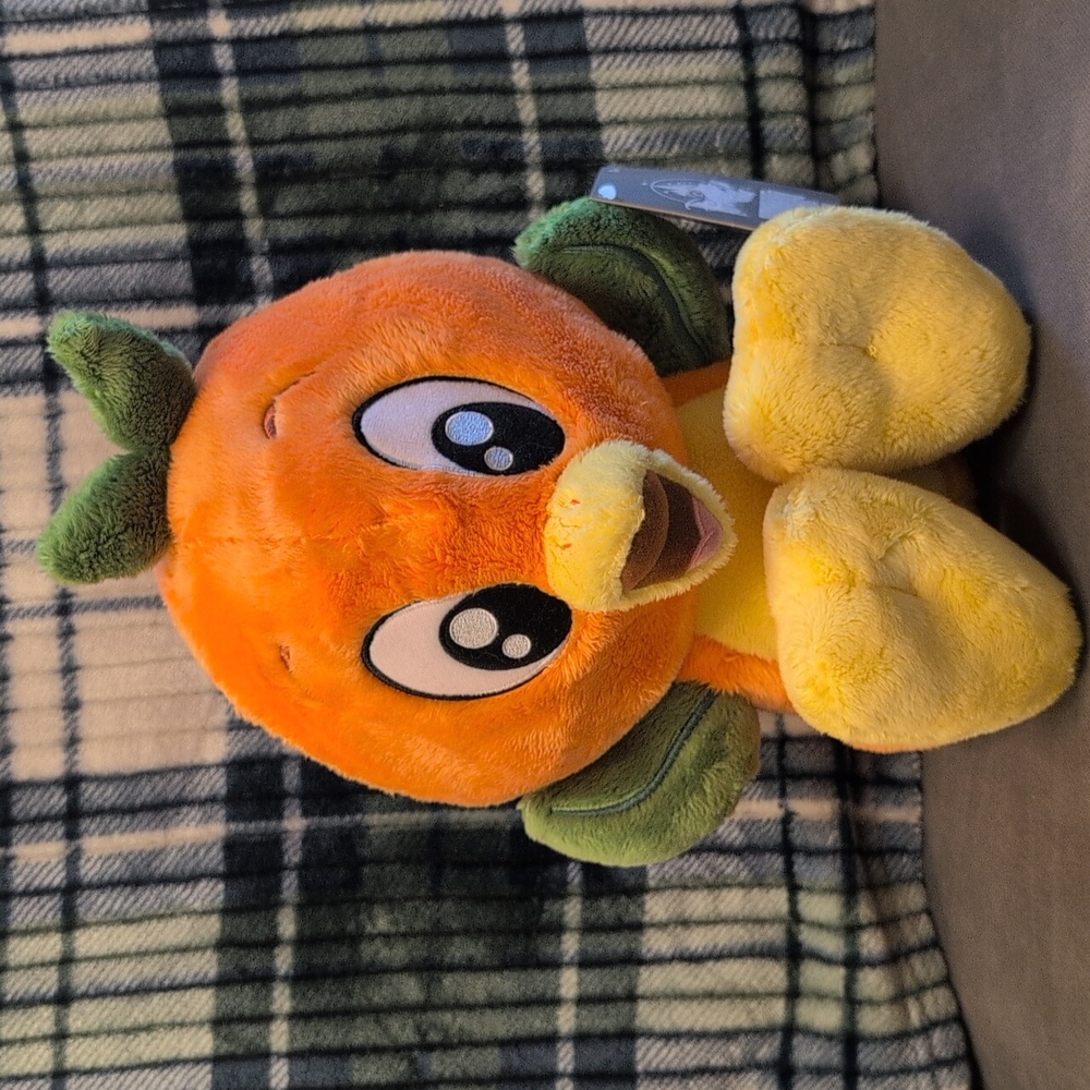Orange Bird Big Feet Scented Plush